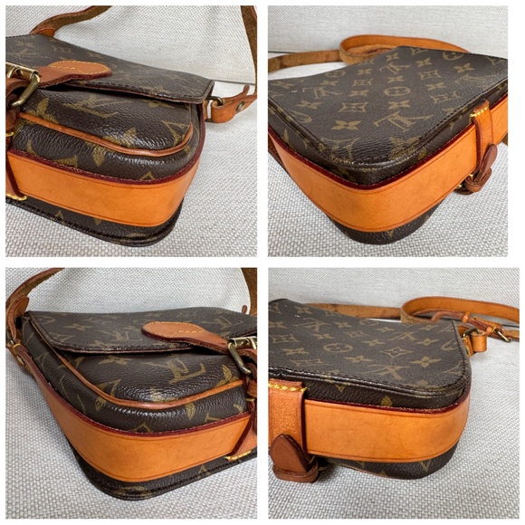 Louis Vuitton Cartouchiere PM Small Vintage Monogram Crossbody Bag Purse - Picture 7 of 15